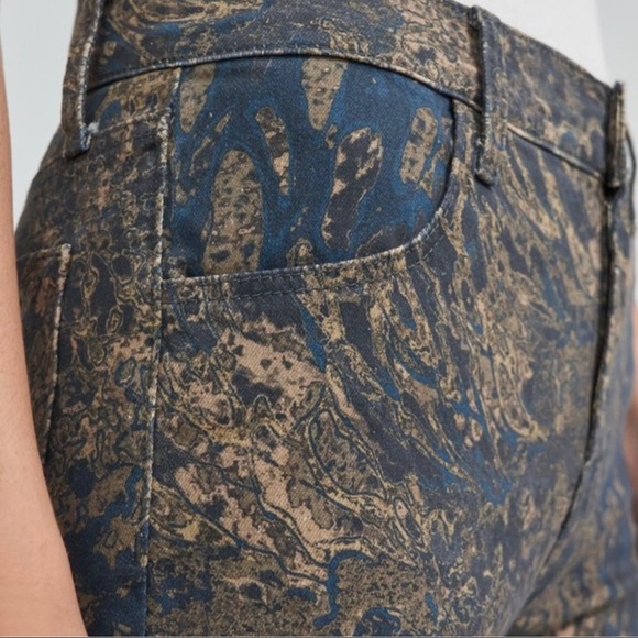 NEW J Brand Alana High Rise Crop Skinny Jeans in Gold Wave Women’s Size 24 - Picture 5 of 16